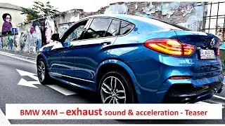 BMW X4M - exhaust sound & acceleration - Teaser