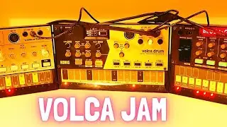 Volca Trio Jam feat. Volca Bass, Drum & the FM || The Joy