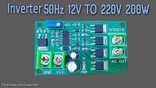Inverter 50Hz Square Wave 200W