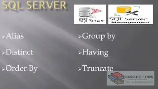 Basic SQL - Alias, Distinct, Order by, Group by, Having, Truncate
