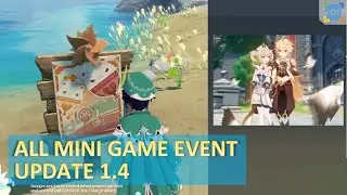 All Mini Game Event Update 1.4 - Genshin Impact