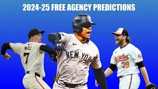 My 2024-25 MLB Free Agency Predictions
