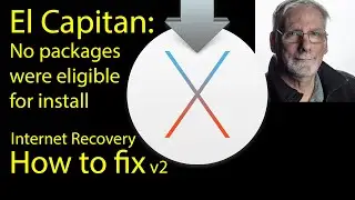 El Capitan-No packages were eligible for install-FIX v2