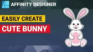 Affinity Designer | How to create Easter Bunny
