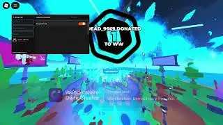 Pls Donate Modded with all effect working and panels