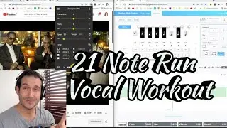 How To Sing Runs - Vocal Workout - 21 Note Run by Wanya Morris from Don't Know If I'll Be Around