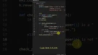 To Check Palindrome in Python?