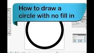 How to draw a circle with no fill in Photoshop