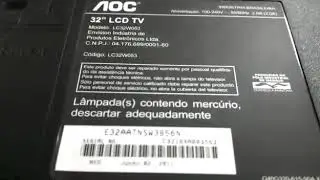 TV AOC Lc32w053 Não Liga