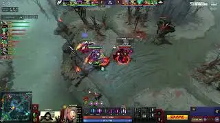 Puppey with the quick TP and deny on Sumail