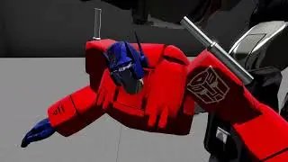 Optimus gets smacked