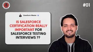 Is @salesforce Certifications Required For A @salesforce Tester ? #salesforcetestingguy Q.No : 01
