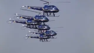 JGSDF北宇都宮　新生ｽｶｲﾎｰﾈｯﾄTH-480B　展示飛行訓練