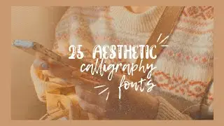 calligraphy fonts that you will truly like! | fonts collection ✨