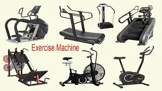 Exercise Machine Name & Image | Necessary Vocabulary Tutorial