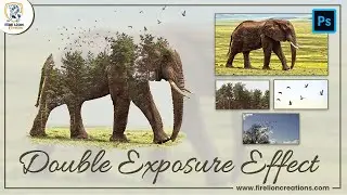 Double Exposure Effect || Photoshop Tutorial In Punjabi with Manjeet Singh || Fire Lion Creations