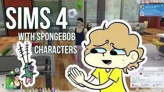 spongebob characters go wild in sims 4