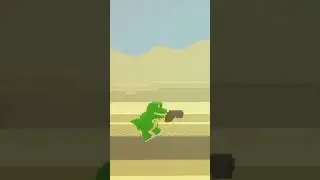 The Google Dino has a Gun! #devlog #unity3d #dinogame