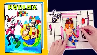 DIY GAME BOOK Pregnant Pomni Mermaid 🤰🏼💉 Doctor set 임신한 엄마 블라인드백 | ASMR
