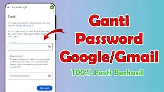 Cara Ganti Sandi Akun Google Di Android | Ganti Password Gmail