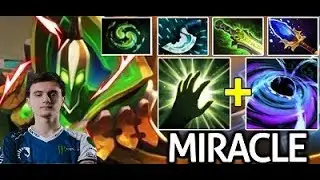 Miracle - Rubick | M-GOD Refresher Blackhole 7.21 | dota 2 mmr Pro Gameplay 91