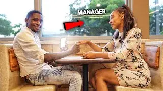 FLIRTING AT A JOB INTERVIEW 😍 *manger kissed me*
