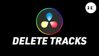 How To Delete Tracks In Timeline (Davinci Resolve 18.5 Tutorial)