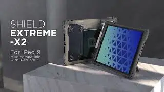 MAXCases Extreme Shield-X2 with FlexStand for iPad 9/8/7