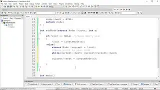 How to create and display a Linked List in C programming