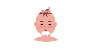 Animated baby awake emotion