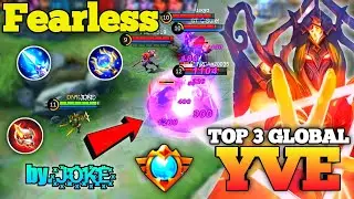 100% Fearless Yve Insane Burst Damage !! Yve Best Build 2022 | Top 3 Global Yve  J꙰O꙰K꙰E꙰  ~ MLBB