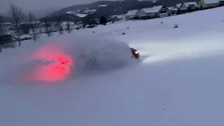 Audi RS6 snow donuts&drifts