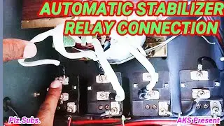 AKS | 90 Volt Automatic Stabilizer Relay Connection | Automatic Stabilizer Transformer Connection |
