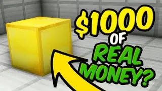 Rob this Minecraft bank for REAL MONEY