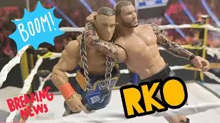 Randy Orton Rocks John Cena With The RKO With Action figure !