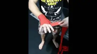 Yoni Sherbatov, how to handwrap for boxing, mma