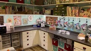 Craft Room Tour-Creative Storage Solutions