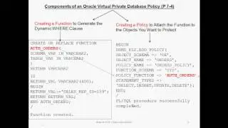 Virtual Private Database -Row level- Part I- database security