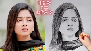 Arohi Mim Drawing with pencil .Step by Step part-2 @anhsangdtcl