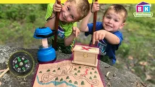 Hidden Treasure Map! | Treasure Hunt for Kids