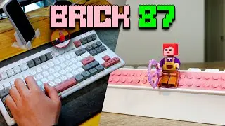 Teclado GAMER RETRO, inalambrico y con LEGOS🤯 | Epomaker Brick 87