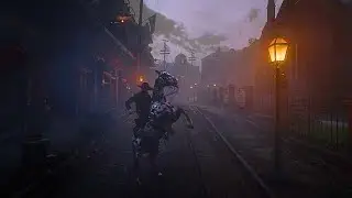 RDR2 ASMR Fog in Saint Denis | Calm City Ambience
