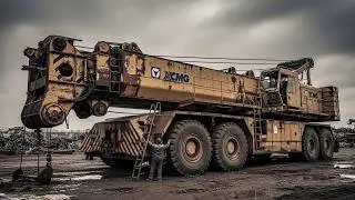 Abandoned XCMG Crane Restoration |  Rusty Crane Rebuild and Full Repair Process