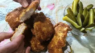 ✅ Рецепт сочных куриных отбивных 🥩  В панировочных сухарях собственного приготовления😍🎄