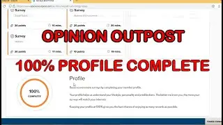 How to Complete Opinion Outpost Account 100% Profile | Account Create |  Informative BD