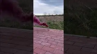 Тестируем цветной дым Smoking Fountain Bordo от 