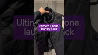 Learn your laundry care icons with this #iphonetip 🧺 #laundrytips #hometipsandtricks #laundryroutine