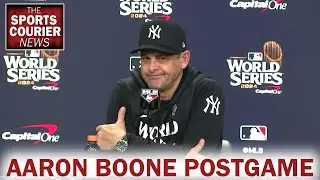 Yankees Manager Aaron Boone on World Series Loss, Juan Soto