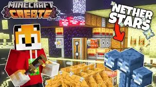 I built an AUTOMATIC NETHER STAR FARM in Minecraft Create Mod