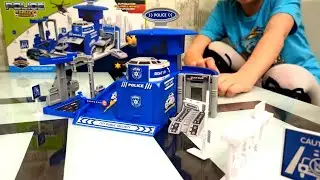 Обзор Конструктор Полицейский участок Police Station Garage Собираем Полицейский участок